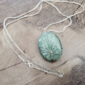 Aventurine Tree of Life Necklace